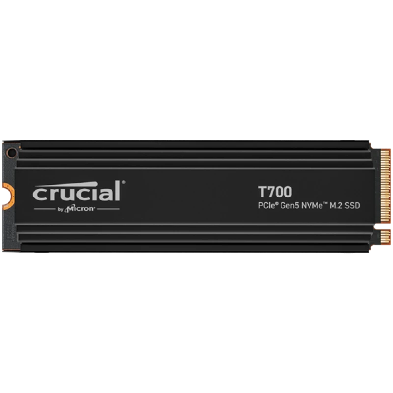 Crucial T700 4TB PCIe Gen5 NVMe M.2 SSD (r12400MB/s, w11800M