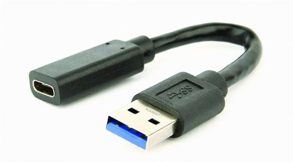 Gembird adaptér USB-C (F) na USB A 3.0/2.0 (M), 0.1m kábel,