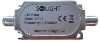 Solight pásmový LTE filter, rozsah 0-790MHz, max. 60. kanál