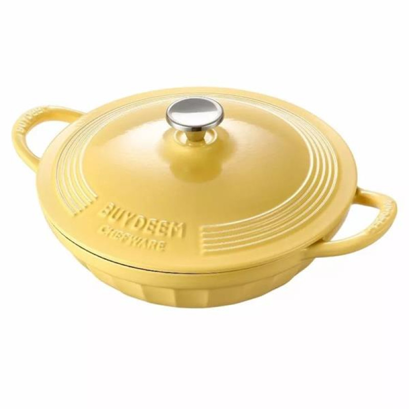 BUYDEEM Smaltovaný liatinový hrniec 3,1 L, 28cm, model CP58