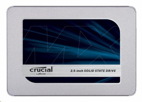 Crucial MX500  500GB SSD, 2.5” SATA 6Gb/s, Read/Write: 560/5