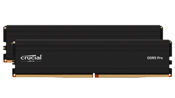 Crucial Pro 64GB Kit (2x32GB) DDR5-5600 UDIMM CL46 (16Gbit)