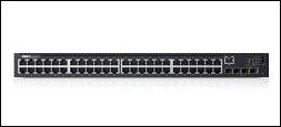 Dell Networking N1548, 48x 1GbE + 4x 10GbE SFP+ fixed ports,