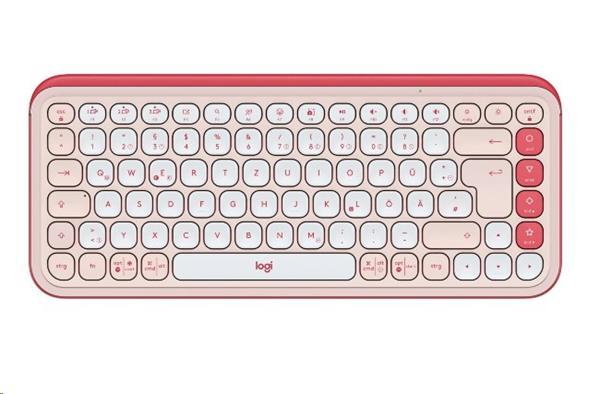 Logitech® POP ICON KEYS Wireless Keyboard ROSE - US INT'L