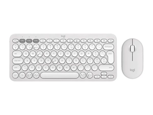 Logitech® Pebble 2 Combo - TONAL WHITE - US INT'L - 2.4GHZ/B