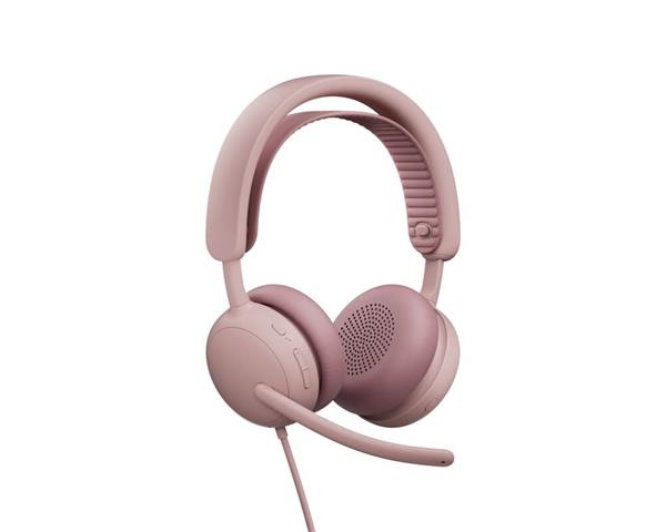 Logitech® Zone Wired 2 - ROSE - USB - UC