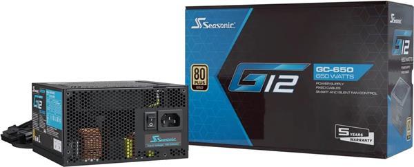 Zdroj 750W, Seasonic G12 GC-650 (v1.5) GOLD retail