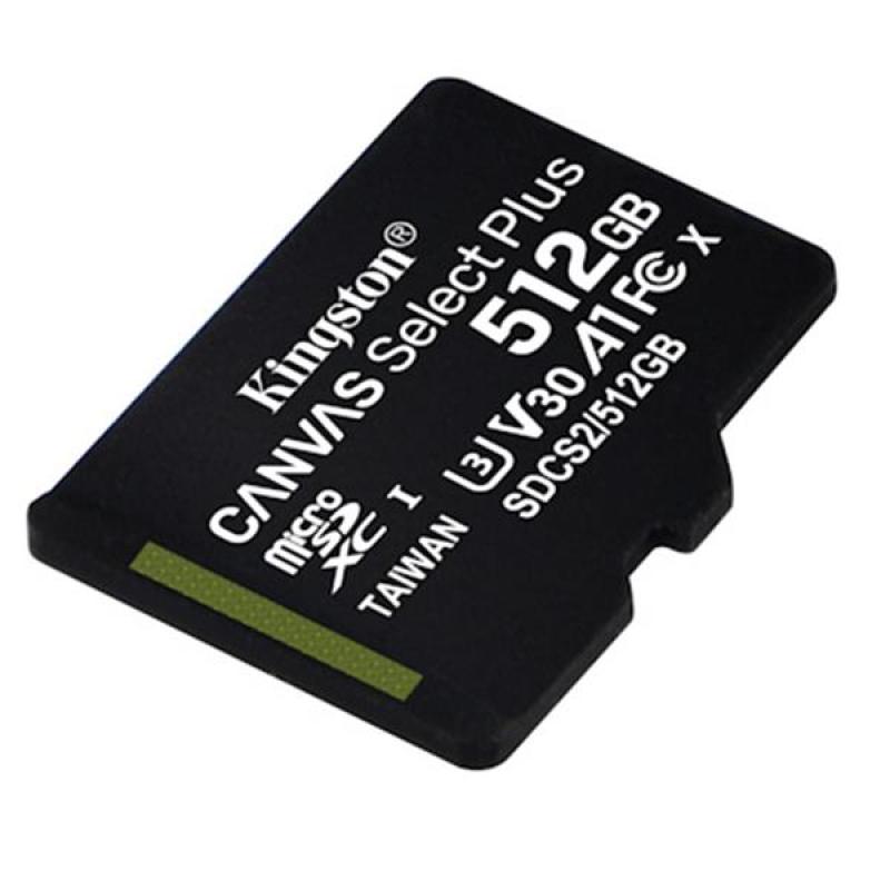 512 GB . microSDHC karta Kingston Canvas Select Plus Class 1