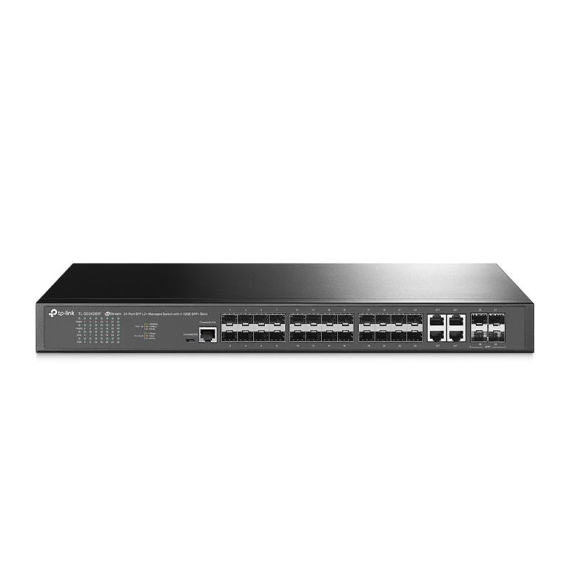 TP-LINK "JetStream™ 24-Port SFP L2+ Managed Switch with 4 10