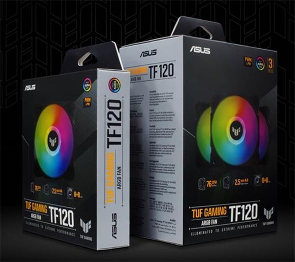 ASUS TUF GAMING TF120 ARGB ventilátor 120mm