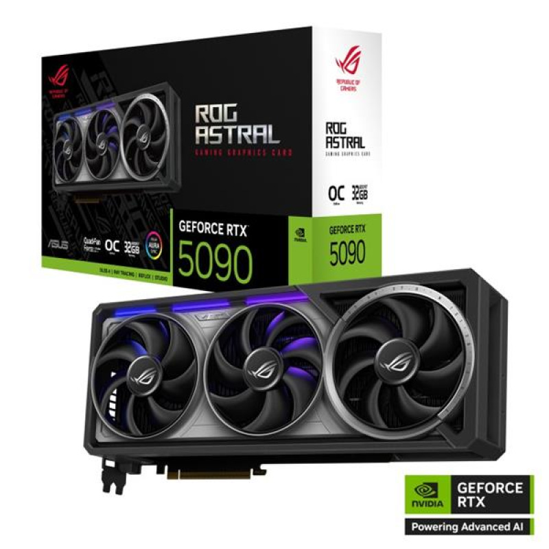 ASUS ROG ASTRAL RTX5090 GAMING 32GB/512-bit GDDR7 2xHDMI 3xD