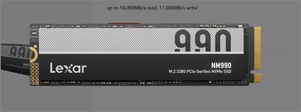 Lexar® 4TB NM990 M.2 NVMe PCIE up to 14000MB/s Read and 1000