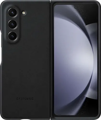 Samsung zadný kryt z EKO kože pre Fold5, grafitový