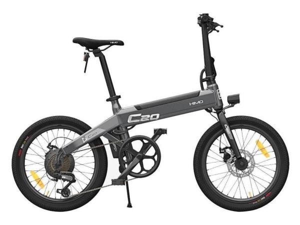 Elektrobicykel - Skladací elektrický bicykel Xiaomi HIMO C20 - sivá