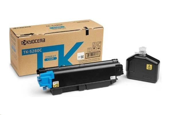 KYOCERA TK-5280C Toner cyan na 11 000 A4 (pri 5% pokrytí), p