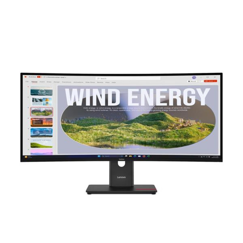 Lenovo T34WD-40 34" 3440x1440 3000:1 300cd 4ms HDMI+DP+USB+U