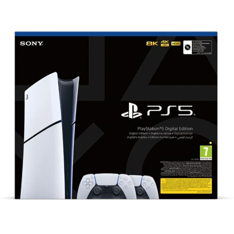 Sony PS5 Slim Digital/EAS (Model Slim) + bezdrôtový ovládac