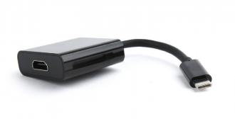 Gembird adaptér USB-C (M)  na HDMI (F), čierny