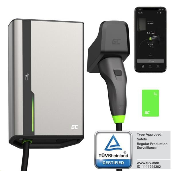 Green Cell GC HabuDen Wallbox 22kW prémiová nabíjacia stanic