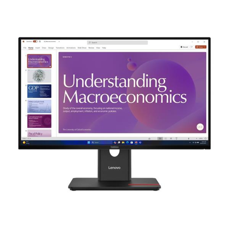 Lenovo T24D-40 23.8" 1920x1080 FHD 1500:1 250N 4ms HDMI+DP+U