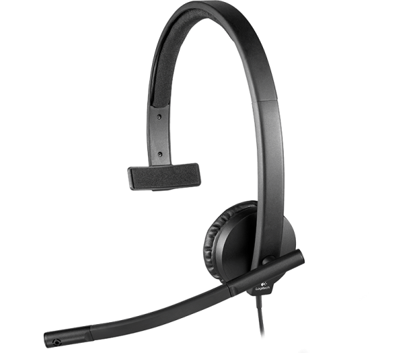 Logitech® H570e USB Headset Mono - EMEA - STEREO WITH LEATHE
