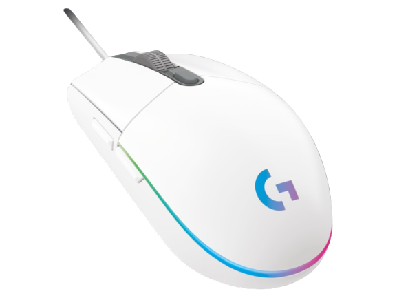 Logitech® G203 2nd Gen LIGHTSYNC Gaming Mouse - WHITE - USB
