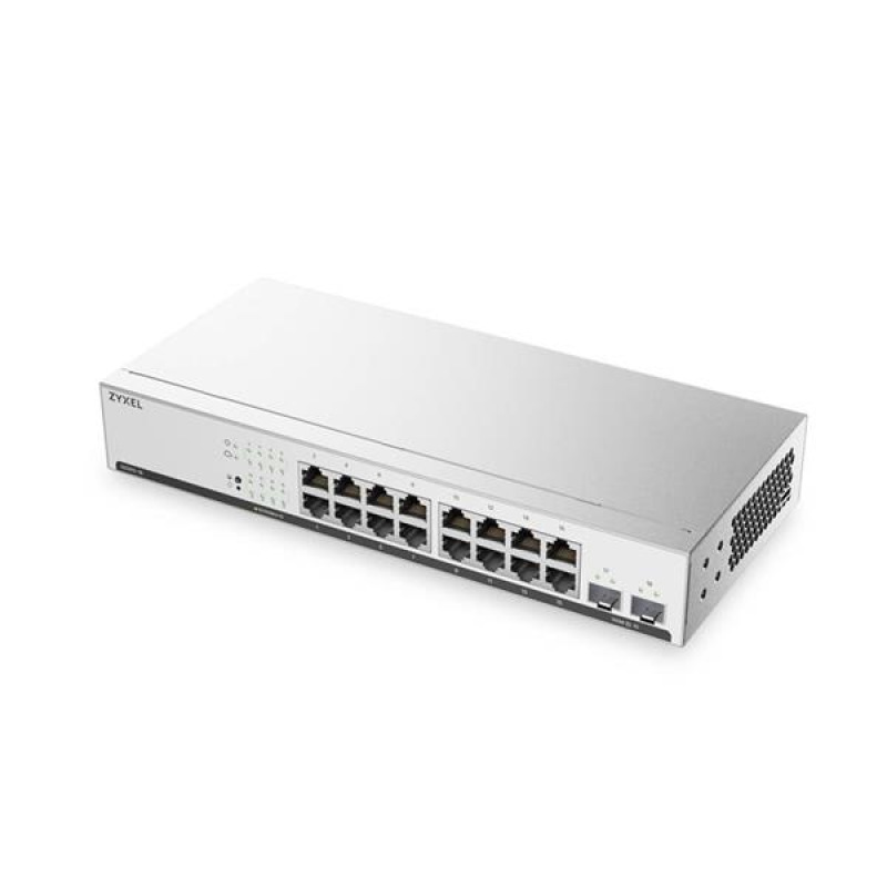 Zyxel GS1915-18v2, 18 Ports, 16x GbE and 2x SFP, rackmount,