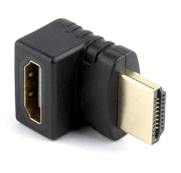 Gembird adaptér HDMI (M) / HDMI (F)pravouhlý, 270° smerom na