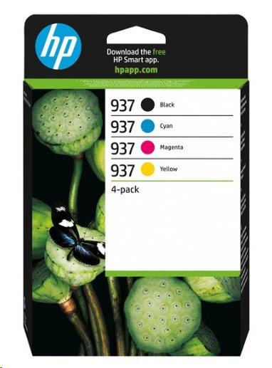 HP 9374-balenie čierna, žltá, azúrová, purpurová