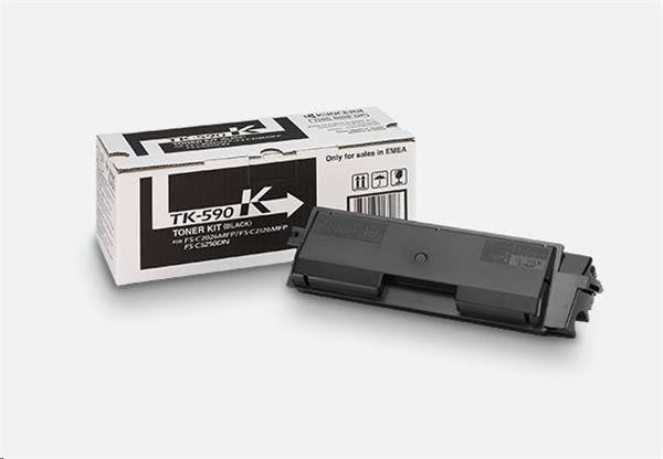 KYOCERA TK-590K Toner čierny na 7 000 A4 (pri 5% pokrytí),pr