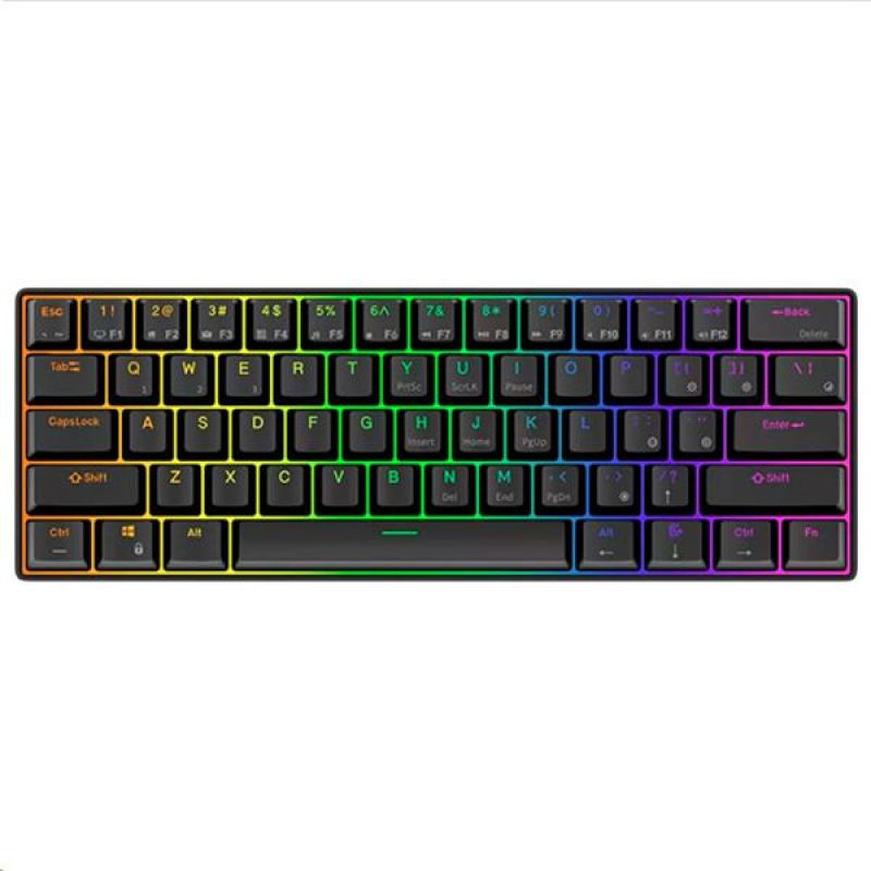 ROYAL KLUDGE RK61 Black Gaming Keyboard Brown switch