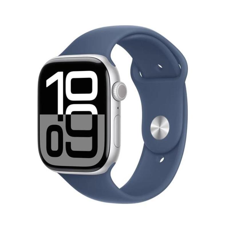 Apple Watch Series 10 GPS 46mm Silver Aluminium Case with De