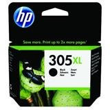 Čierna originálna atramentová kazeta HP 305XL s vysokou výťa