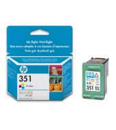 HP 351 Tri-colour Inkjet Print Cartridge with Vivera Inks