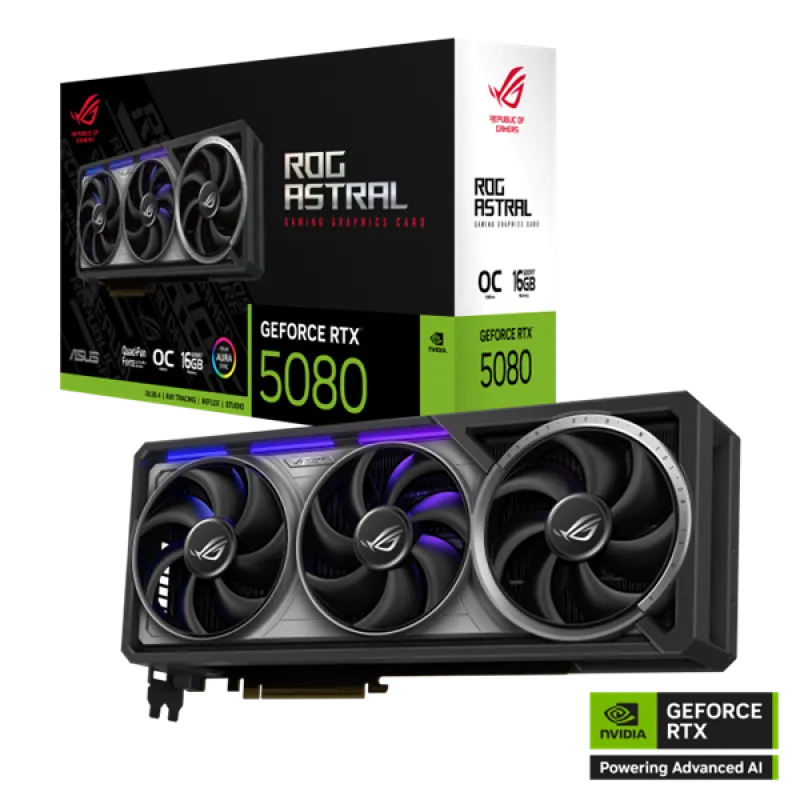 ASUS ROG ASTRAL RTX5080 OC GAMING 16GB/256-bit GDDR7 2xHDMI