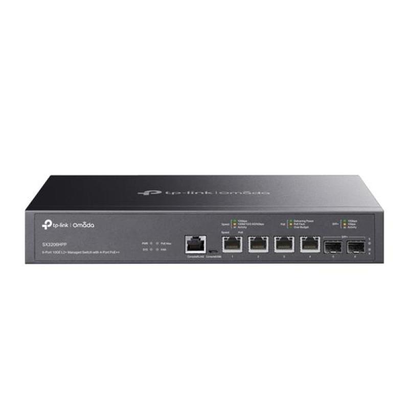 TP-LINK "Omada 4-Port PoE++ 10GBase-T L2+ Managed Switch wit