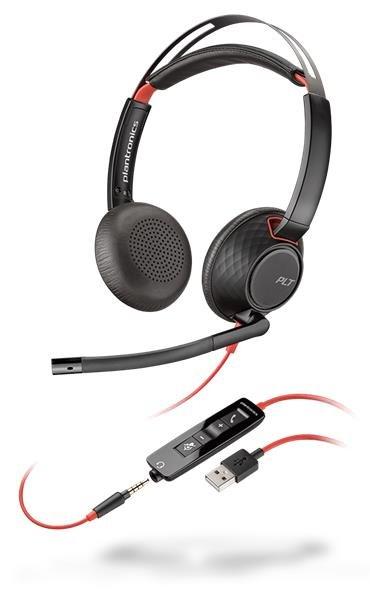 Plantronics BLACKWIRE C3225 headset Stereo, USB-A, 1 x 3.5 m