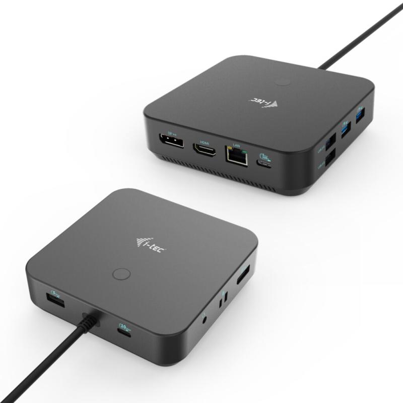i-tec USB-C HDMI Dual DP Docking Station with Power Delivery