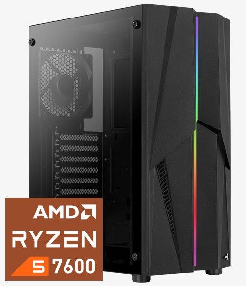 PRESTIGIO Gamer, Ryzen 5 7600, RX7800XT/16GB, 32GB DDR5, SSD