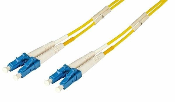 Optický kábel LC-LC,20m, Duplex OS2(9/125µm), LSOH, 2.0mm, ž