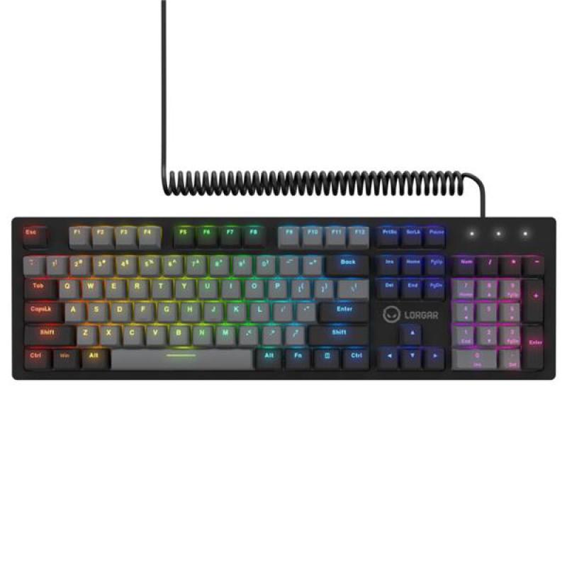 Lorgar Azar 514, Wired mechanical gaming keyboard, RGB backl