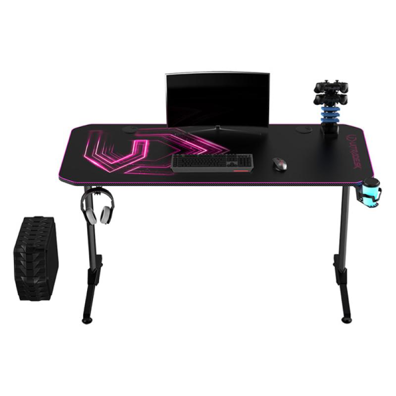 ULTRADESK Herný stôl FRAG - PINK V3