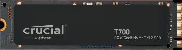 Crucial T700 1TB PCIe Gen5 NVMe M.2 SSD (r11700MB/s, w9500MB
