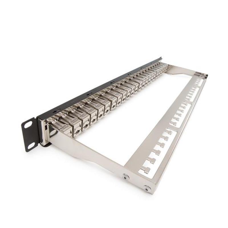 KELine patch panel Cat 6A, osadený s 24xKEJ-C6A-S-HD