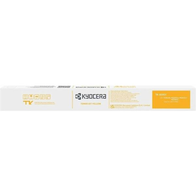 KYOCERA TK-8595Y Toner yellow na 24 000 A4 (pri 5% pokrytí),