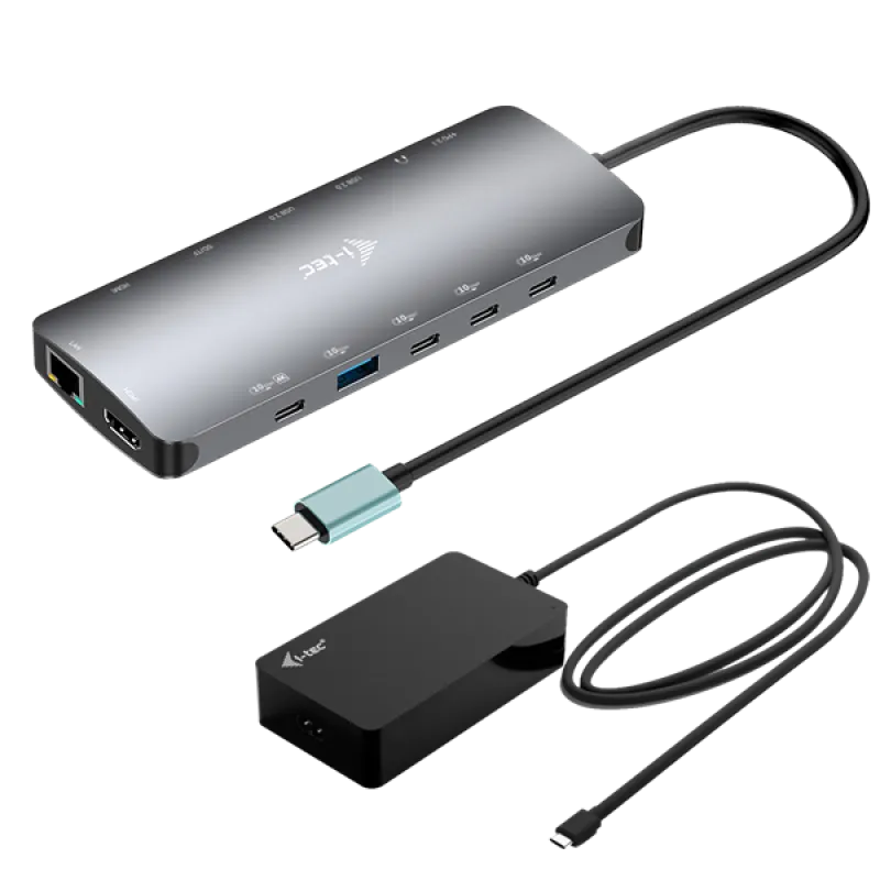 i-tec USB-C Metal Nano 3x Display Dock, 2x HDMI 1x USB-C vid