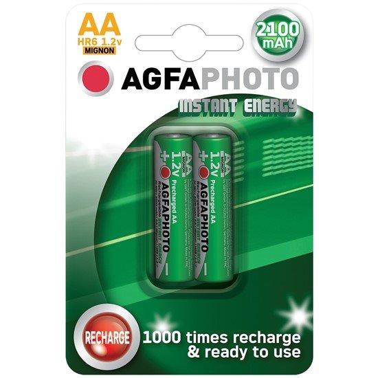 AgfaPhoto prednabité batérie 1.2V, AA, 2100mAh, blister 2ks