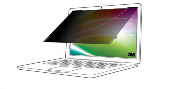 3M™ Bright Screen Privacy Filter for 14.5in Laptop, 16:10