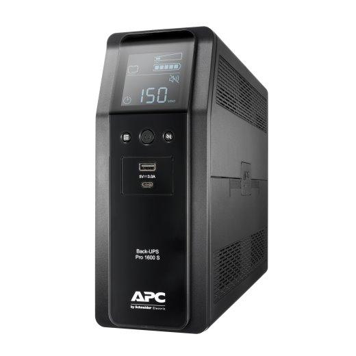 APC Back UPS Pro BR 1600VA, Sinewave,8 Outlets, AVR, LCD int