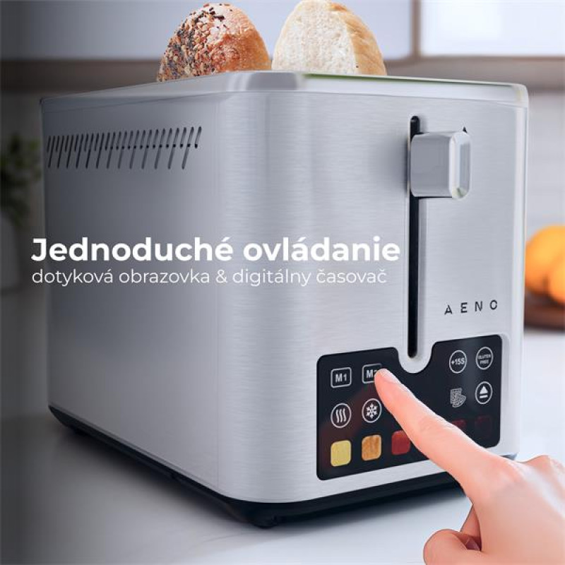 AENO 2-plátkový hriankovač TS4 , automatický, nerezová oceľ
